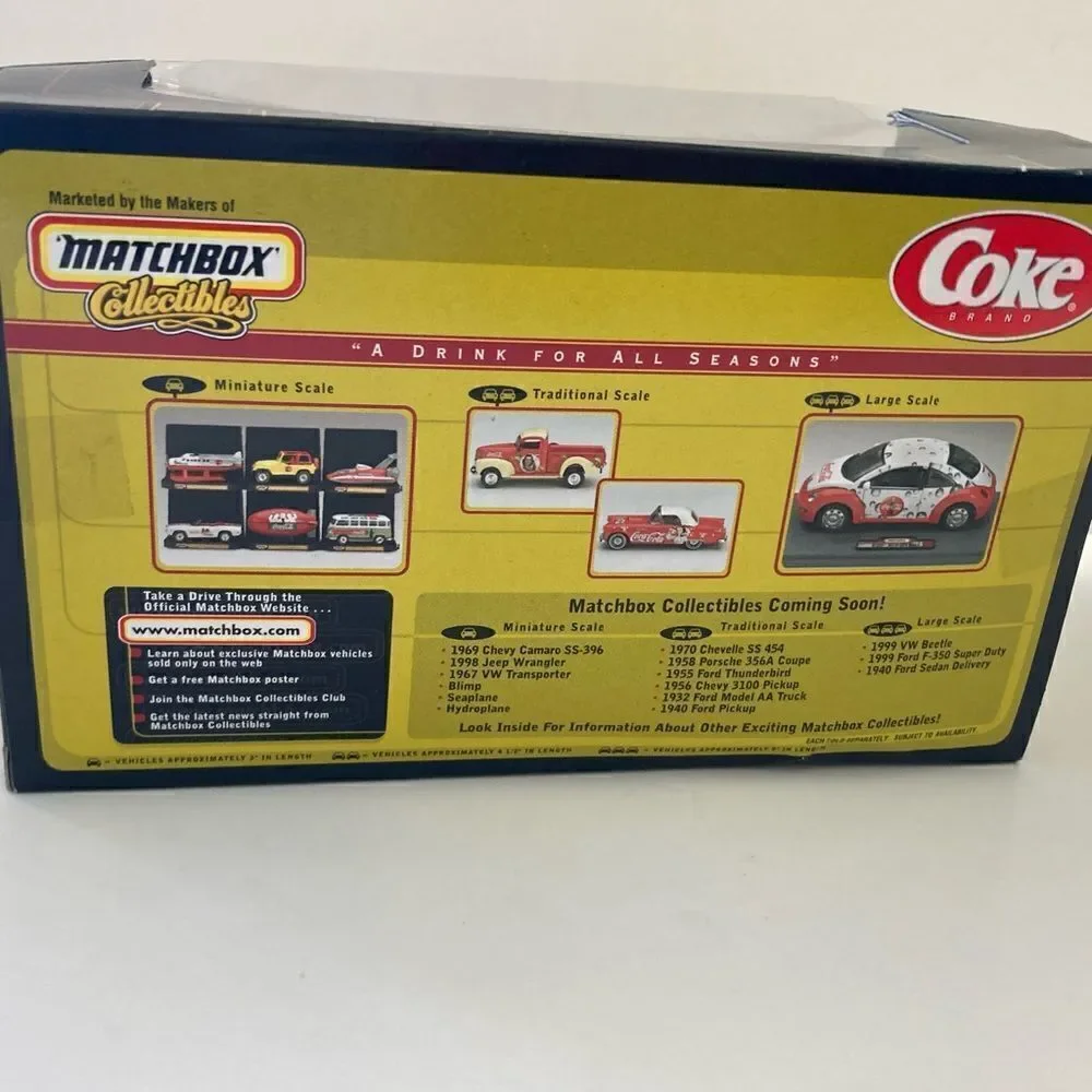 Vintage Matchbox Collectibles Coca-Cola 1970 Chevelle SS 454 Diecast NIB